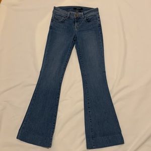 J Brand Love Story low rise flare jeans